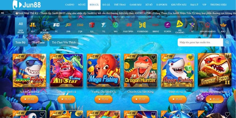 Bắn cá phiêu lưu cực kỳ hấp dẫn và lý thú