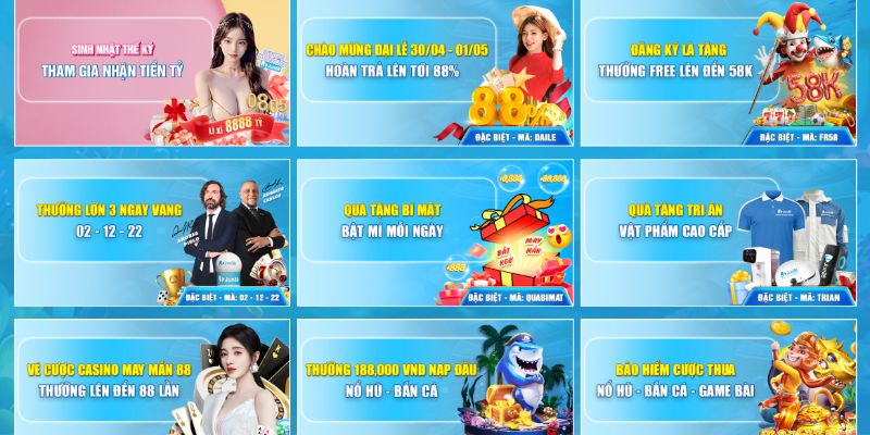 Nhiều khuyến mãi hấp dẫn khi đăng nhập Jun88