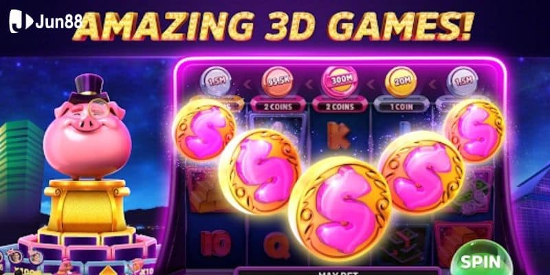 Lợi thế khi chơi Game slots quốc tế tại Jun88