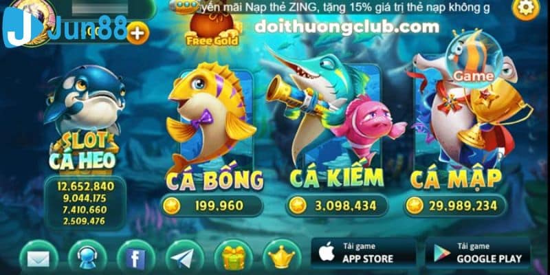 Top game Bắn cá ba miền trên cổng game