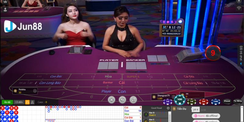 Cách chơi baccarat thắng 100 ưu tiên cược Banker